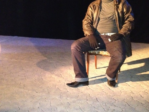 Петр Артемьев в спектакле Центра ненормативной лирики и жеста