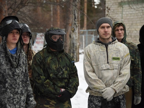 Пейнтбол со сборной командой СМИ